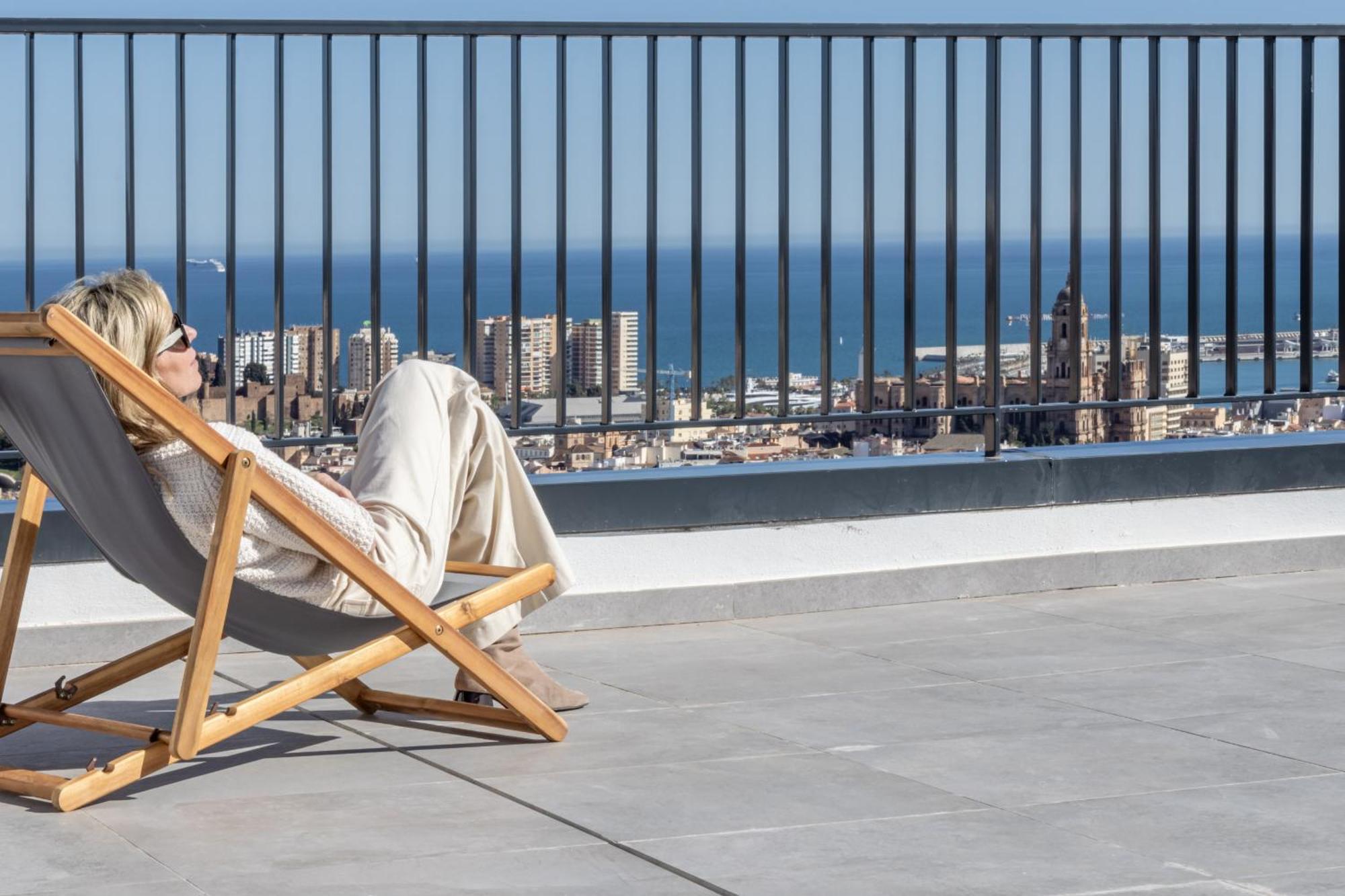 דירות Malaga Skyline 1 Pool & Parking Free מראה חיצוני תמונה